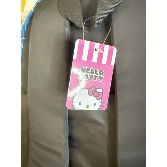 Sanrio Hello Kitty Backpack Laptop Travel 2024 Blue Neon Rainbow Fruit Ice Cream main image 8